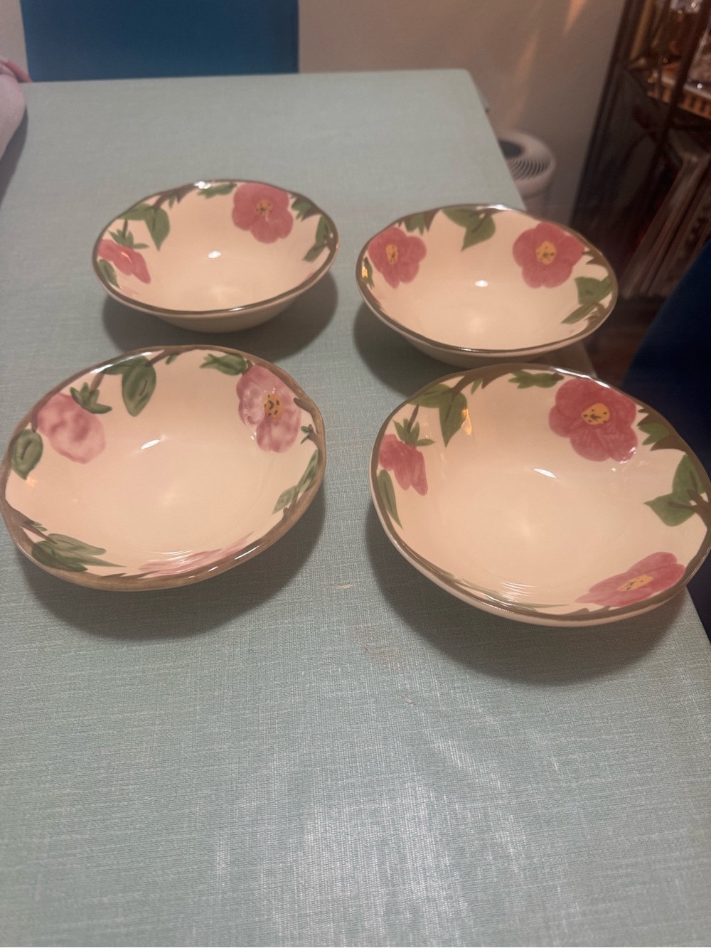 Desert Rose 6” bowls - Set of 4
